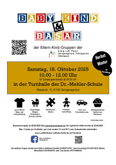 Plakat Herbstbasar